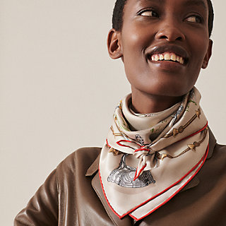 ＊クラシック【HERMES】 パンパスカーフ 70 シルク Pampa Pampa scarf 70 | Hermès Mainland China